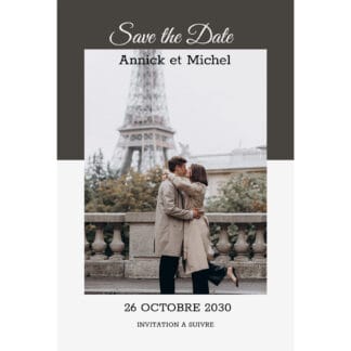Save the date magnet - Nous deux à jamais